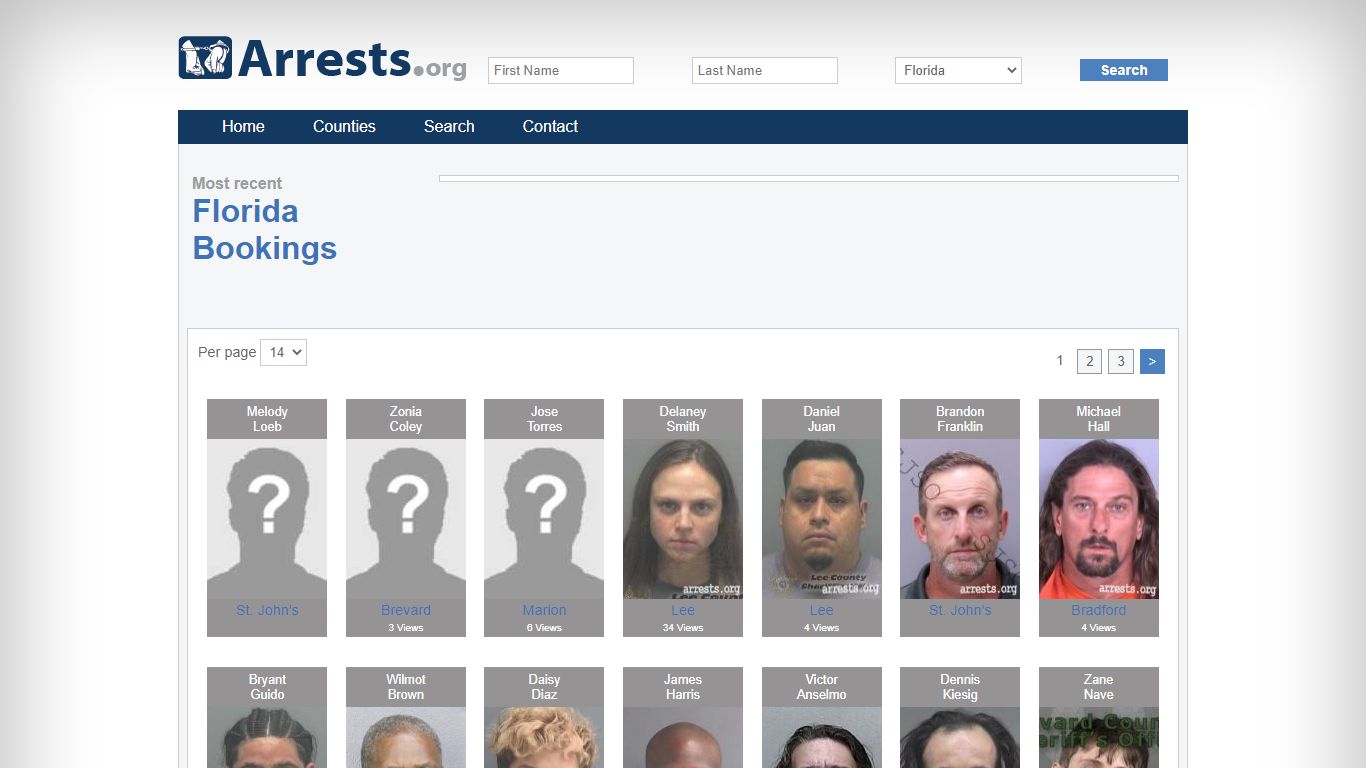 Florida Arrests and Inmate Search